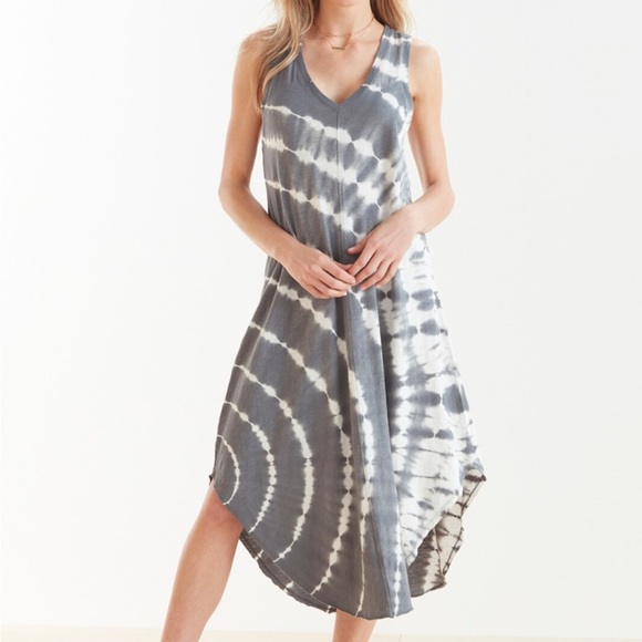 Z Supply Reverie spiral tie dye midi dress new size medium - Picture 11 of 12